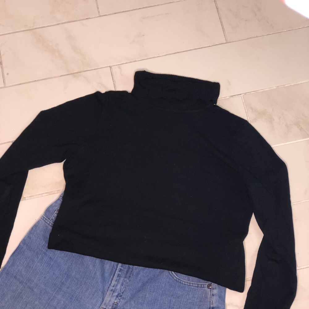 Black Turtleneck Sweater